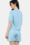 Zivame Starry Dreams Knit Cotton Shorts Set - Leisure Time — thumbnail 4